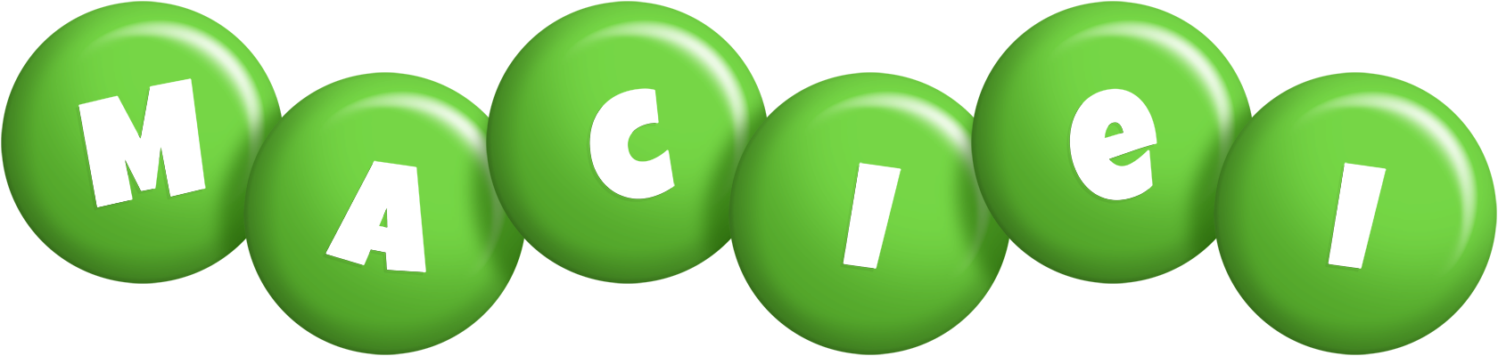 Maciei candy-green logo