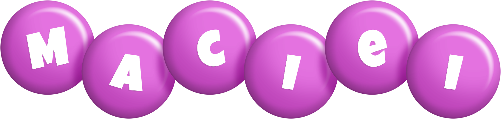 Maciei candy-purple logo