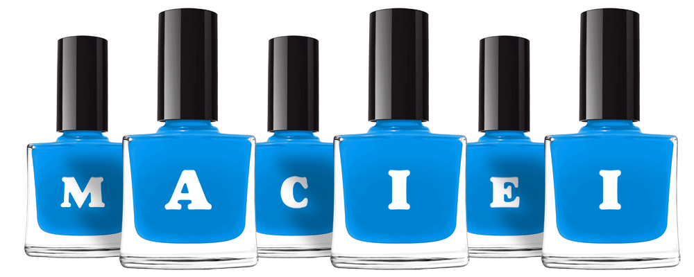Maciei glossy logo