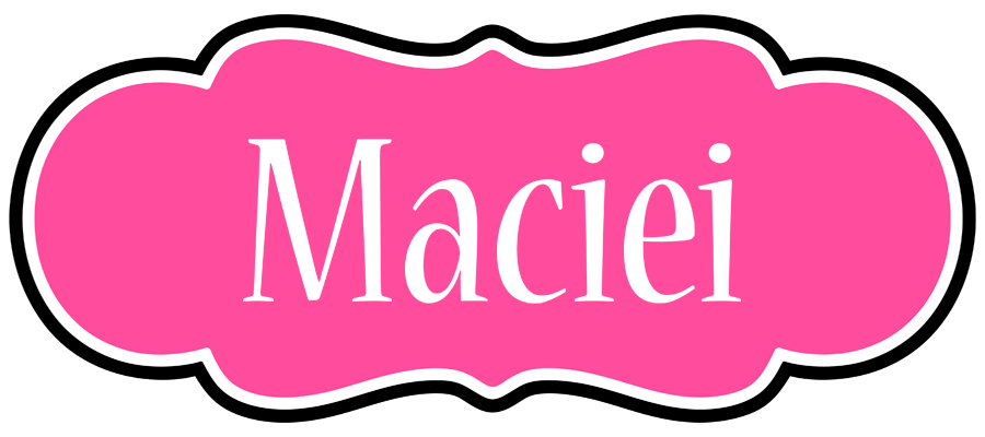 Maciei invitation logo