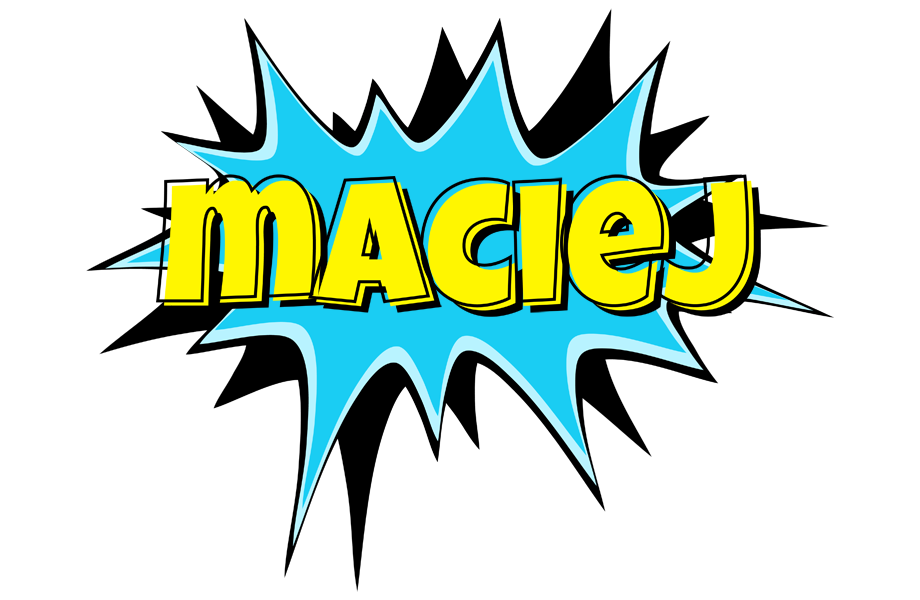 Maciej amazing logo