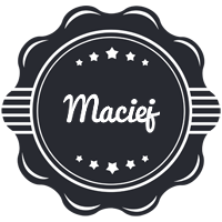 Maciej badge logo