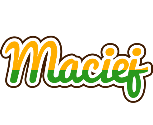 Maciej banana logo