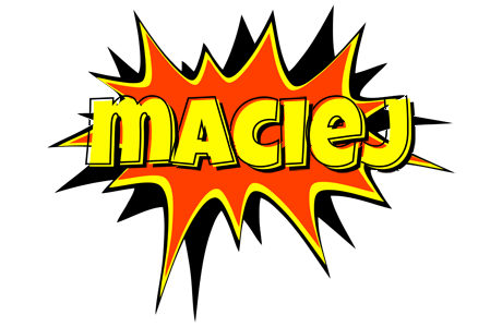 Maciej bazinga logo