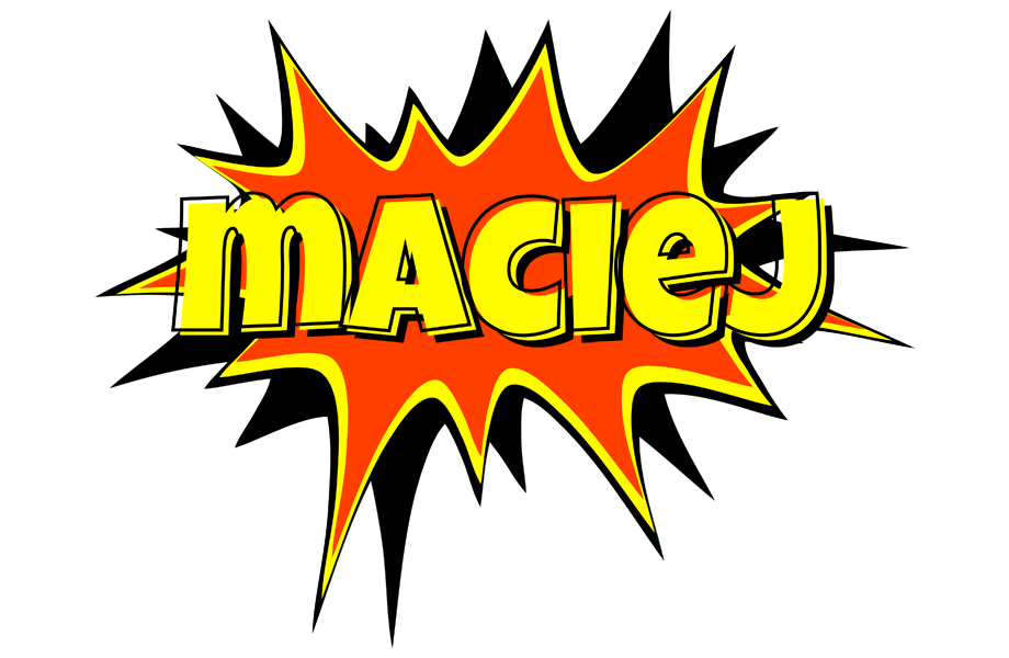 Maciej bazinga logo