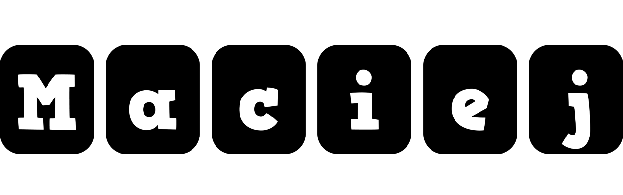 Maciej box logo
