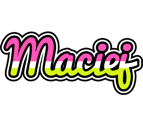 Maciej candies logo