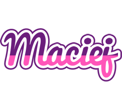 Maciej cheerful logo