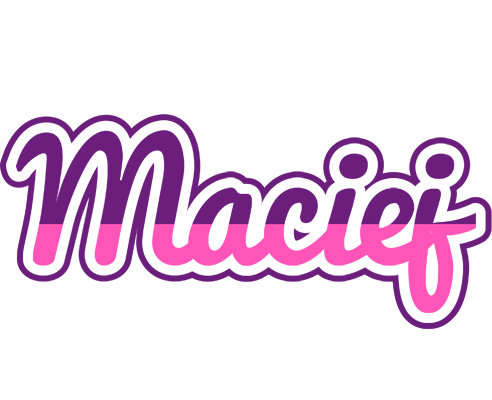 Maciej cheerful logo