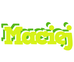 Maciej citrus logo