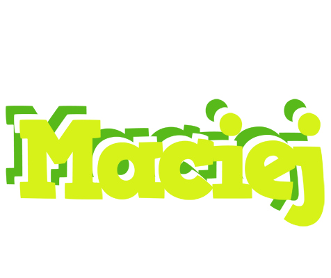 Maciej citrus logo