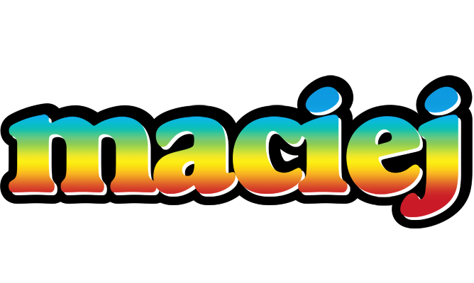 Maciej color logo