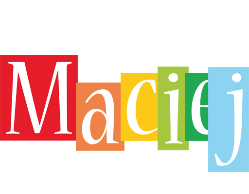 Maciej colors logo
