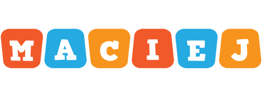 Maciej comics logo