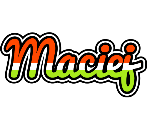 Maciej exotic logo