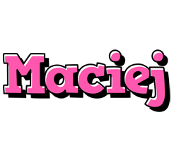 Maciej girlish logo