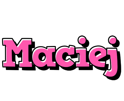Maciej girlish logo