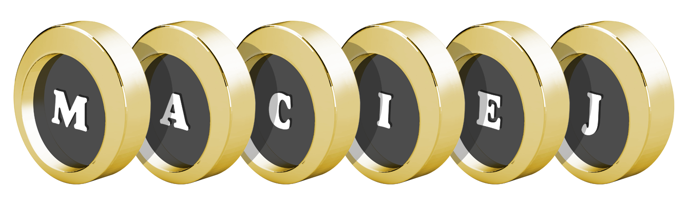 Maciej gold logo