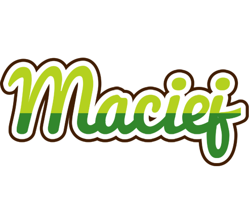 Maciej golfing logo