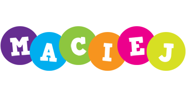 Maciej happy logo