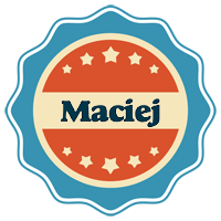 Maciej labels logo