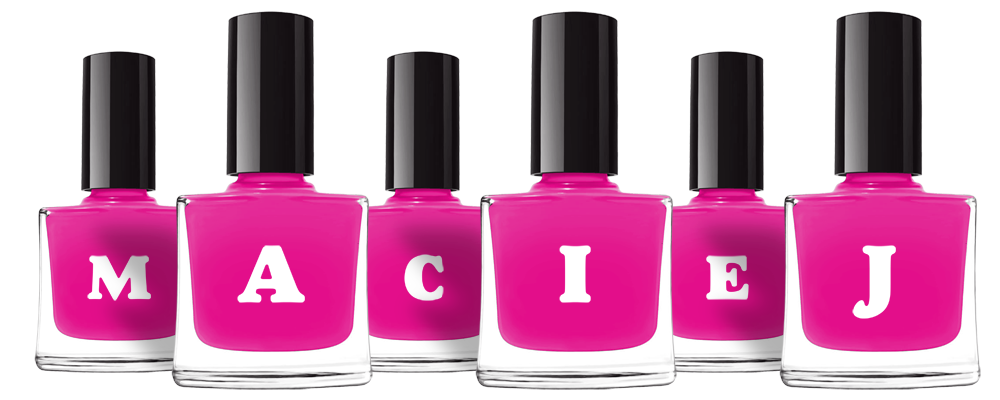 Maciej nails logo