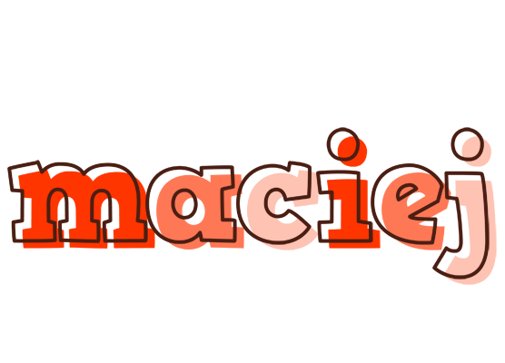 Maciej paint logo