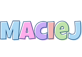 Maciej pastel logo