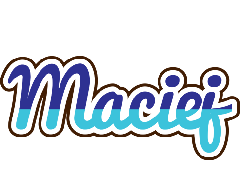 Maciej raining logo