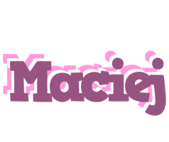 Maciej relaxing logo