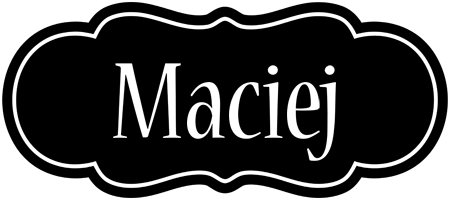 Maciej welcome logo