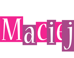 Maciej whine logo