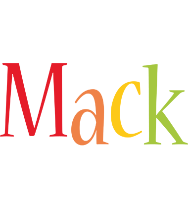 Mack birthday logo