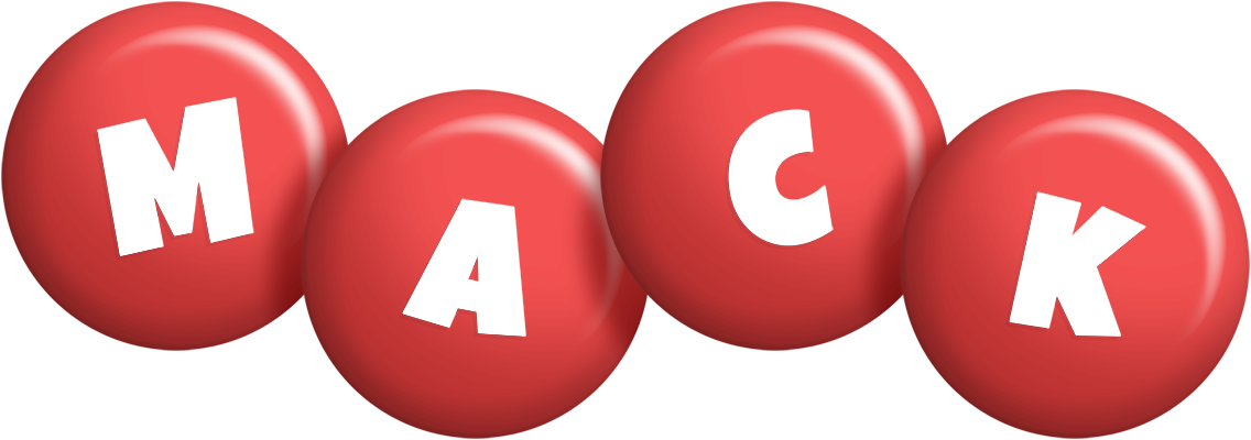 Mack candy-red logo