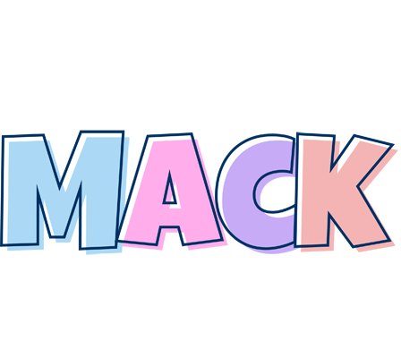 Mack pastel logo