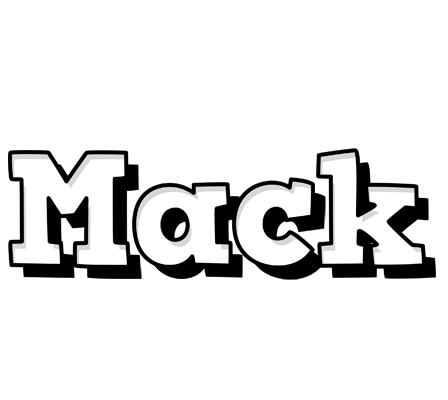 Mack snowing logo