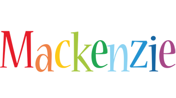 Mackenzie birthday logo