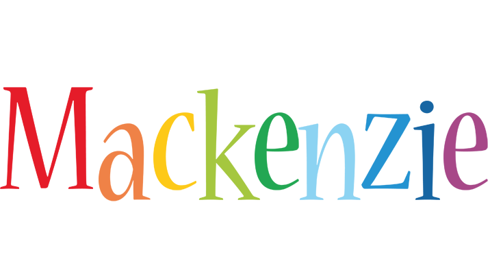Mackenzie birthday logo