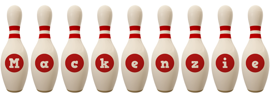 Mackenzie bowling-pin logo