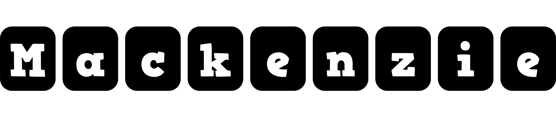 Mackenzie box logo