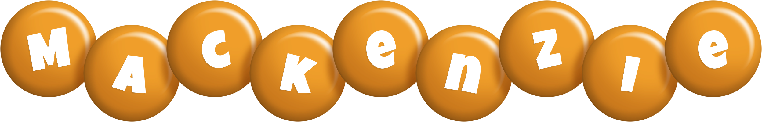 Mackenzie candy-orange logo