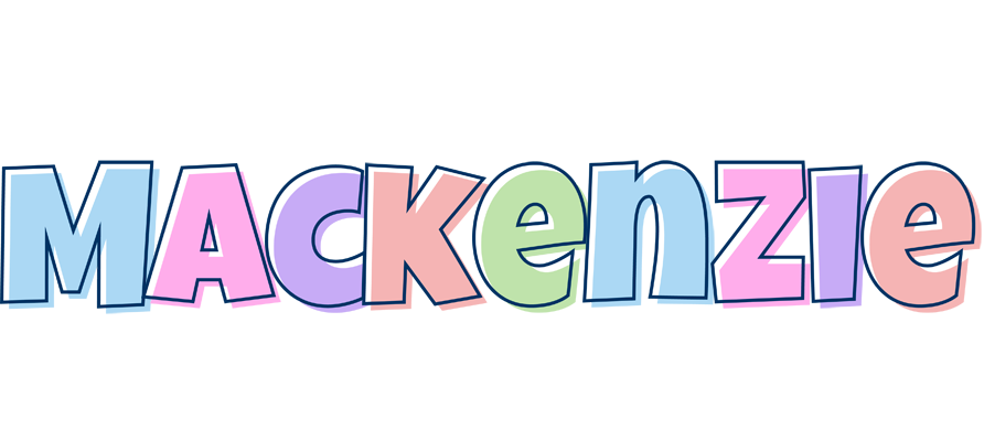 Mackenzie pastel logo