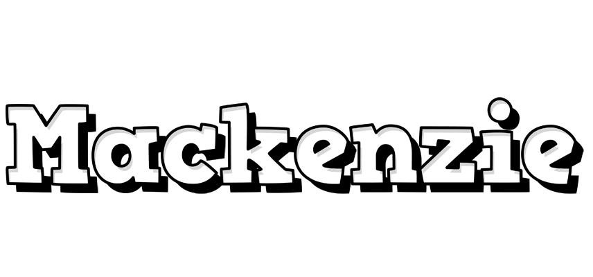 Mackenzie snowing logo