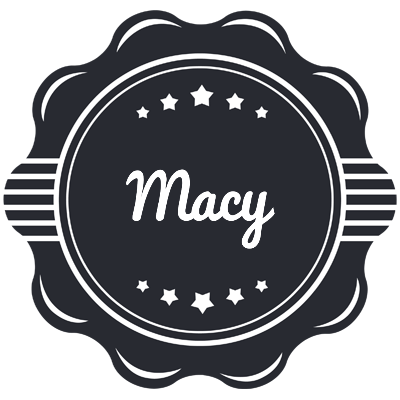 Macy badge logo