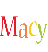 Macy birthday logo