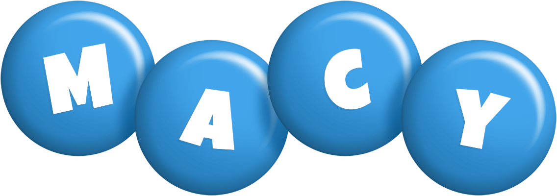 Macy candy-blue logo