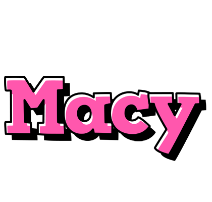 Macy girlish logo