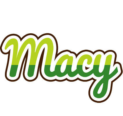 Macy golfing logo