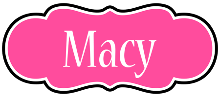 Macy invitation logo