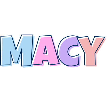 Macy pastel logo
